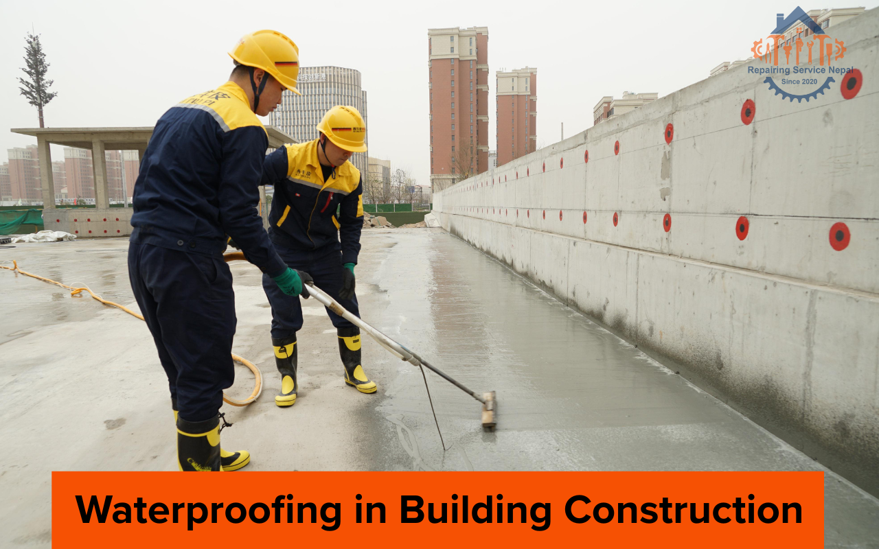 repairing service nepal waterproofing in building construction