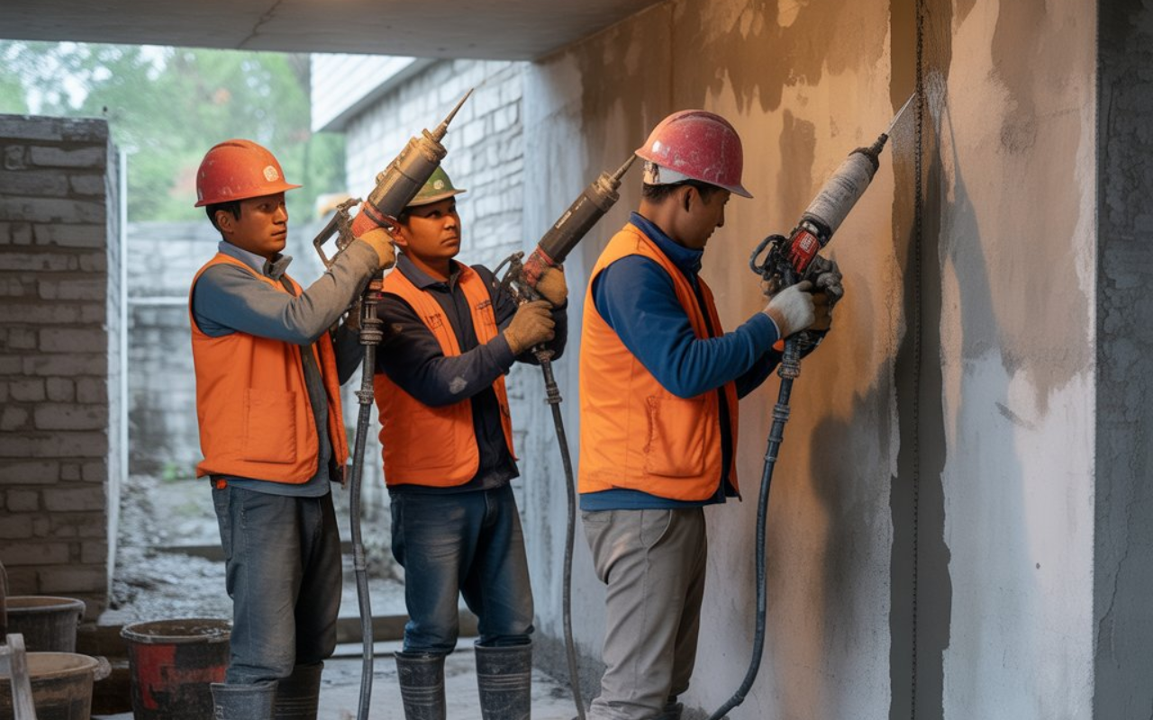 repairing service nepal inject waterproofing