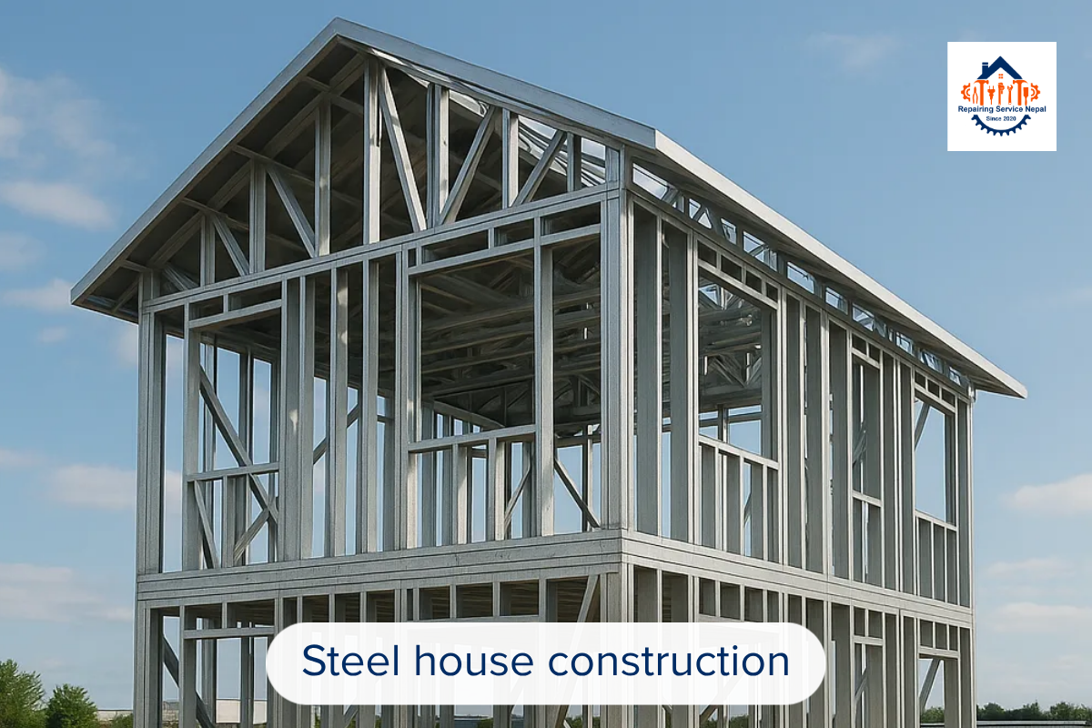 repairing service nepal steel house construction