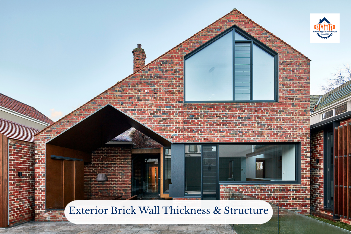 repairing service nepal exterior wall brick