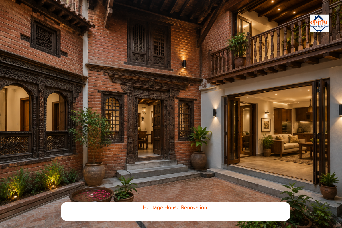 repairing service nepal Heritage House Renovation
