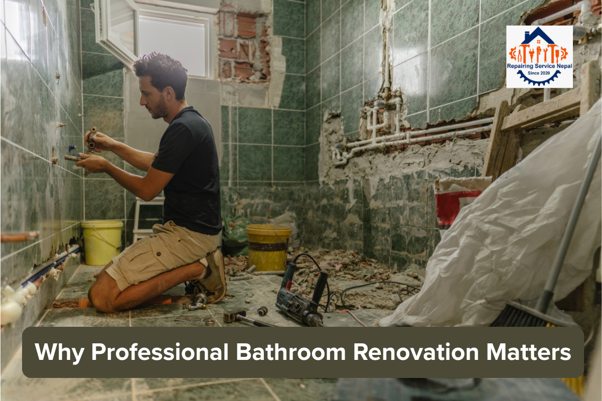 repairing service nepal bathroom renovation near kathmandu