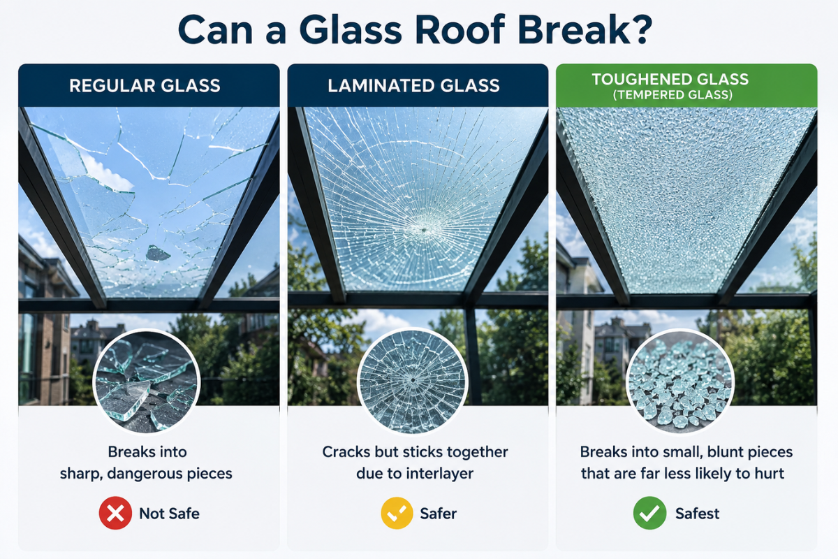 repairing service nepal can a toughened glass roof break
